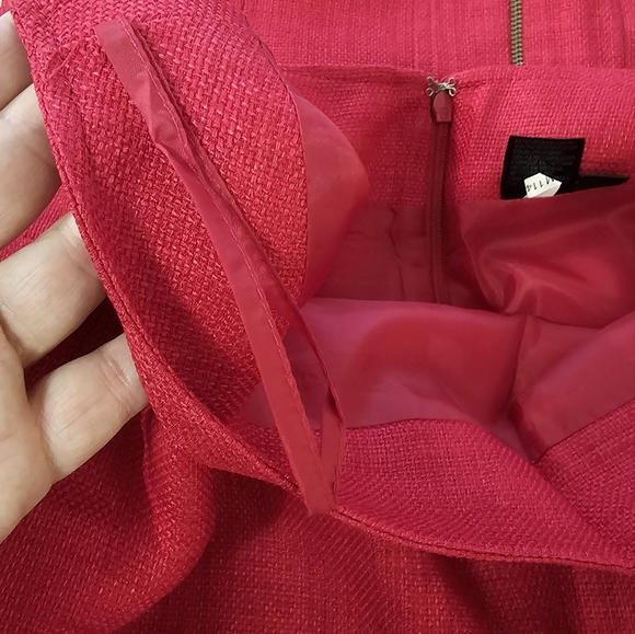 Tahari Pink Tweed Skirt Suit - Picture 7 of 9